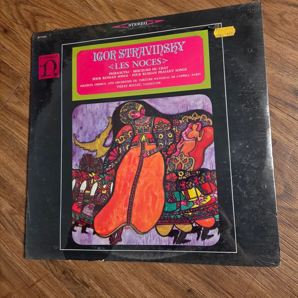 Igor Stravinsky Les Noces Pierre Boulez Nonesuch 1966 H-71133 Vinyl LP Sealed